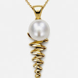 Cultured Broome Pearl 9ct Gold Staircase Big Moon Rising Large