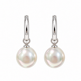 9ct Broome Pearl Huggies Earrings