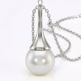 Broome Pearl 9ct White Gold Trumpet Pendant