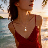 Broome South Sea Pearl 18ct Gold Diamond Pendant