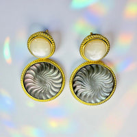 Aurora Tahitian Mother of Pearl Earrings