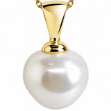 Cultured Broome Strawberry Pearl 9ct Pendant