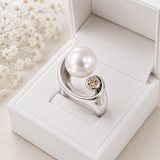 Broome Pearl Kimberley Diamond Sterling Silver Ring