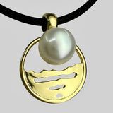 Barred Creek Staircase to the Moon Pearl Pendant