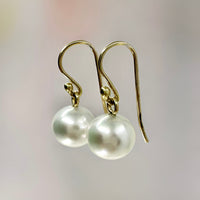 Broome Pearl 18ct French Hook Earrings