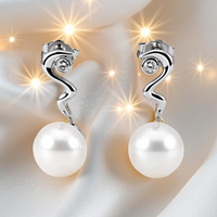 Cultured Freshwater Pearl Windjana Gorge Silver 925 Earrings