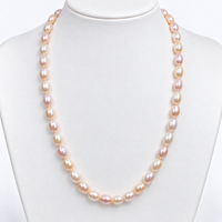 Cultured Freshwater Pink and White Pearl Strand