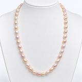 Cultured Freshwater Pink and White Pearl Strand