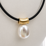 Cultured Broome Pearl 9ct Slider Pendant