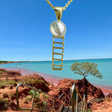 Simpson Beach Staircase to the Moon Pendant