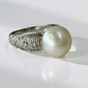 Beautiful Broome Pearl Ring Sterling Silver