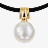 Cultured Broome Pearl 9ct Gold Large Bail Pendant