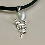 Monsoonal Staircase To The Moon Silver Pendant