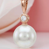 Broome Pearl Diamond Rose Gold Pendant 