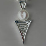 Roebuck Bay Staircase to the Moon Freshwater Pearl Silver Pendant