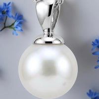 Cultured Broome Pearl 9ct White Solid Gold Pendant