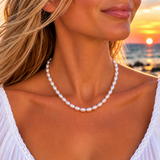 Cultured Freshwater White Pearl Strand