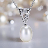 Cultured Freshwater Pearl Staircase Silver 925 Pendant Bell Gorge 