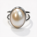 Mabe Pearl Sterling Silver Ring