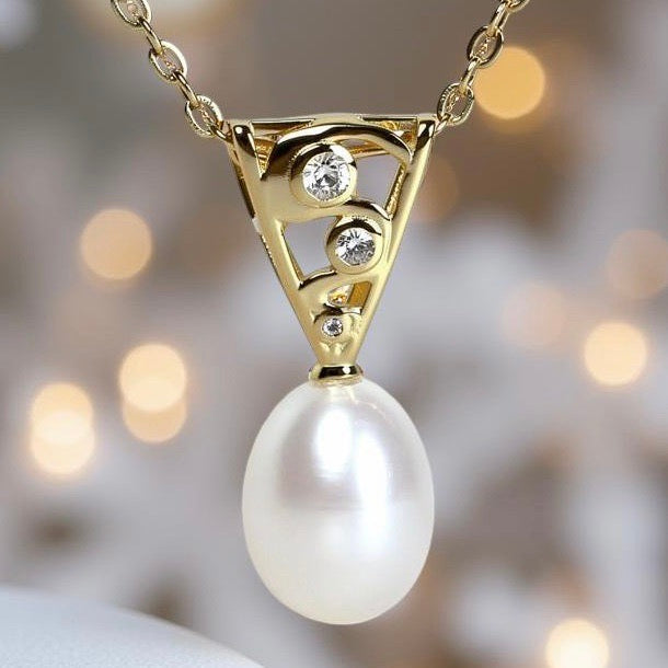 Bell Gorge Staircase to the Moon Gold Pendant