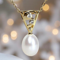 Bell Gorge Staircase to the Moon Gold Pendant