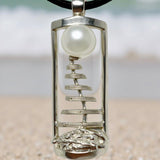 Kimberley Staircase to the Moon Pearl Silver Pendant
