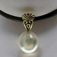 Broome Pearl Filigree I8ct Gold Pendant