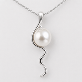 Mitchell Falls Staircase to the Moon Pearl Silver Pendant