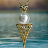 Broome Pearl and Diamond Staircase Roebuck Bay Pendant