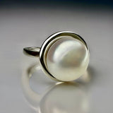 Cultured Freshwater Solitaire Pearl Ring