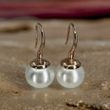 Broome Pearl 9ct Rose Gold French Hook Earrings