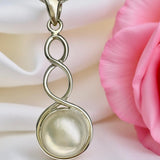 Mabe Pearl Infinity Sterling Silver Pendant
