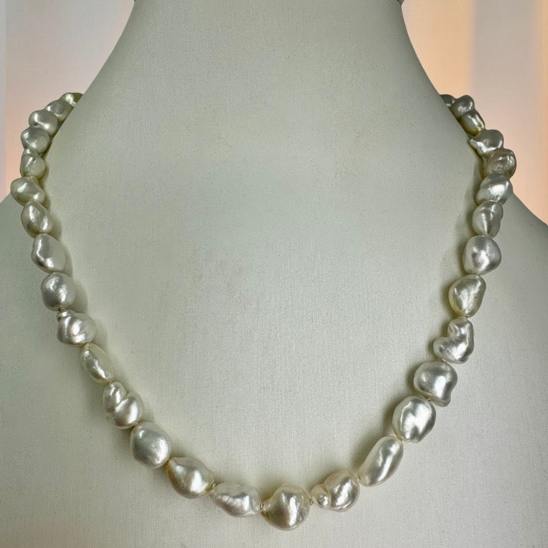 Cultured South Sea Keshi Pearl Strand - Main Image
