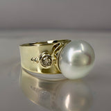 Broome Pearl Kimberley Diamond 9ct "Twilight" Ring