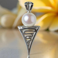 Roebuck Bay Staircase to the Moon Freshwater Pearl Silver Pendant