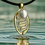 Middle Lagoon Staircase to the Moon Pearl Pendant