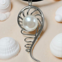 Mangrove Staircase to the Moon Pearl Silver Pendant