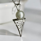 Roebuck Bay Staircase to the Moon Freshwater Pearl Silver Pendant