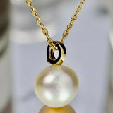 Cultured Broome Pearl 18ct Enhancer Clip Pendant