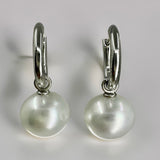 9ct Broome Pearl Huggies Earrings