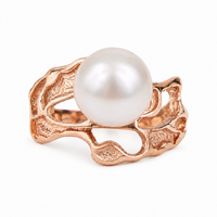 Broome Pearl 9ct Rose Gold 'Seaweed' Ring