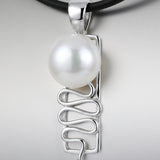 Cultured Freshwater Pearl Silver 925 Cape Leveque Staircase Pendant