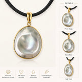 Abrolhos Island 9ct Gold Mabe Pendant