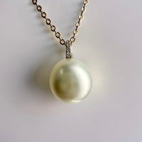 Broome Pearl Rose Gold Diamond Pendant