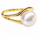 Cultured Freshwater Pearl Ring Gold