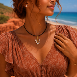 Broome Pearl 9ct Cluster Pendant