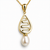 Bayview Staircase to the Moon Pearl Pendant