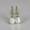 Cultured Freshwater Pearl Earrings 9ct Yellow Gold