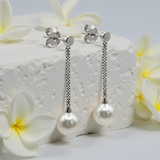 Broome Keshi Pearl 9ct Gold Hook Earrings