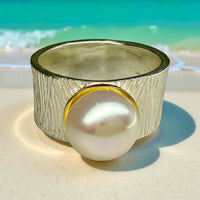 Cultured Freshwater Low Tide Ocean Ring 